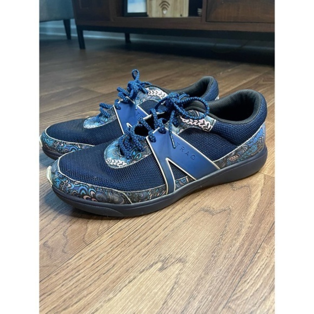 Alegra Traq Size 40‎ Blue Paisley Sneakers Women